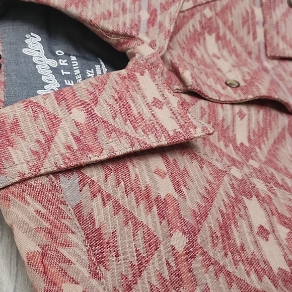 WRANGLER Retro Aztec Jacquard Snap Jacket Men's Size XL NWT - Picture 6 of 14